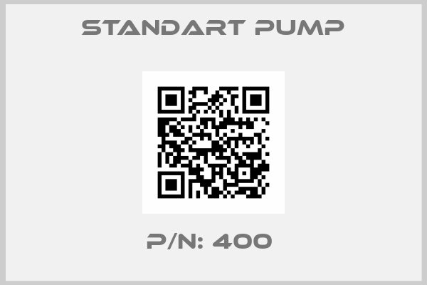 Standart Pump-P/N: 400 