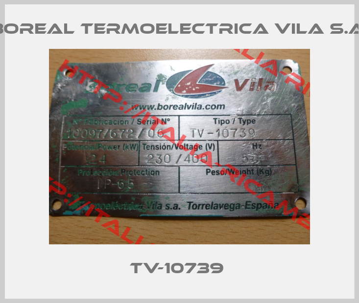 Boreal TERMOELECTRICA VILA S.A.-TV-10739 
