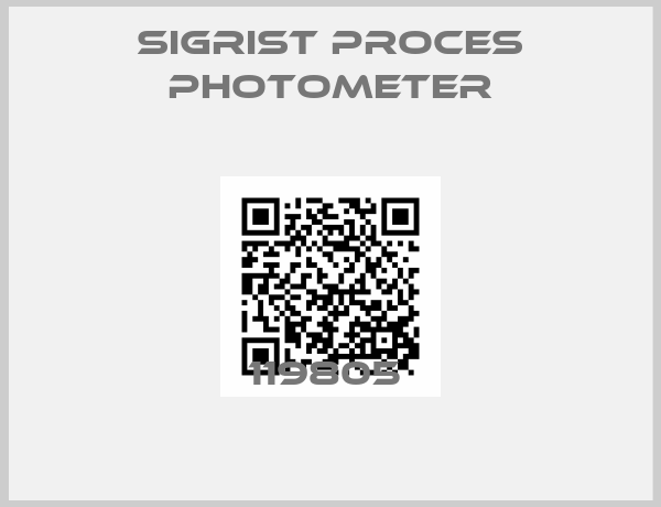 Sigrist Proces Photometer-119805 