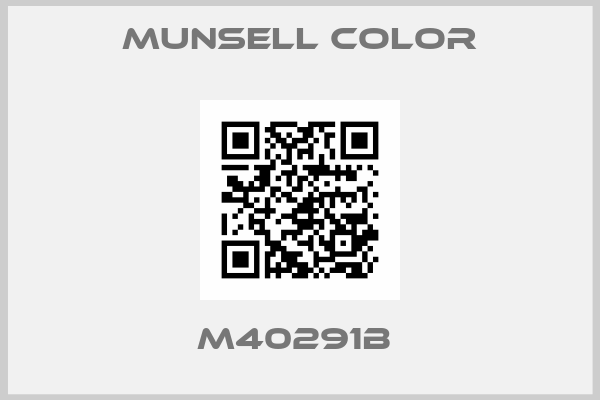 Munsell Color-M40291B 