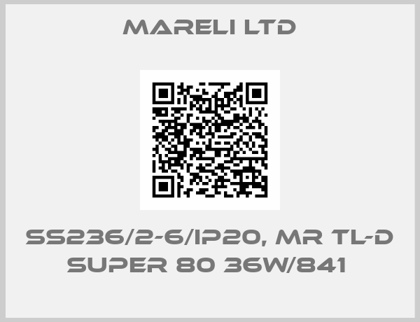 Mareli ltd-SS236/2-6/IP20, MR TL-D Super 80 36W/841 