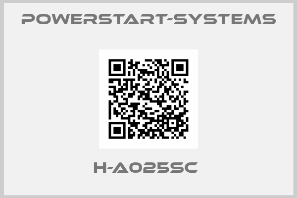 POWERSTART-SYSTEMS- H-A025SC 