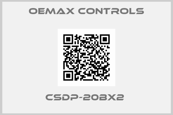 OEMAX CONTROLS-CSDP-20BX2 