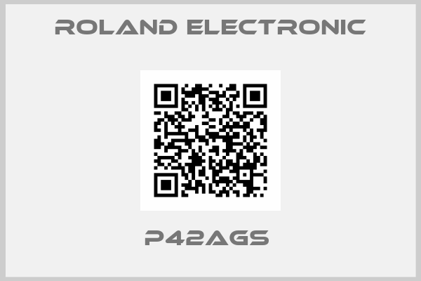 ROLAND ELECTRONIC-P42AGS 