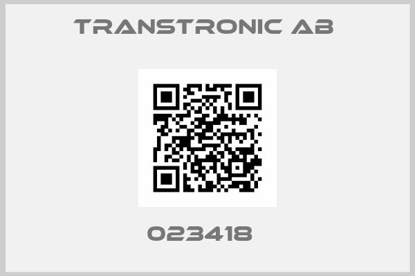 Transtronic AB -023418  