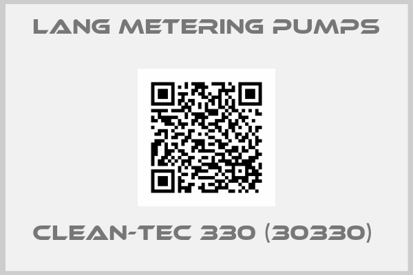 Lang metering pumps-Clean-Tec 330 (30330) 