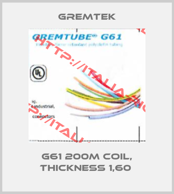 Gremtek-G61 200M coil, thickness 1,60 
