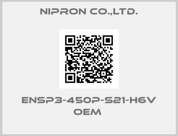 Nipron Co.,Ltd.-eNSP3-450P-S21-H6V oem 