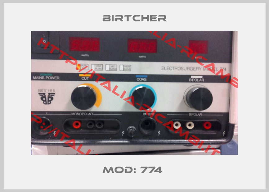 Birtcher-mod: 774 