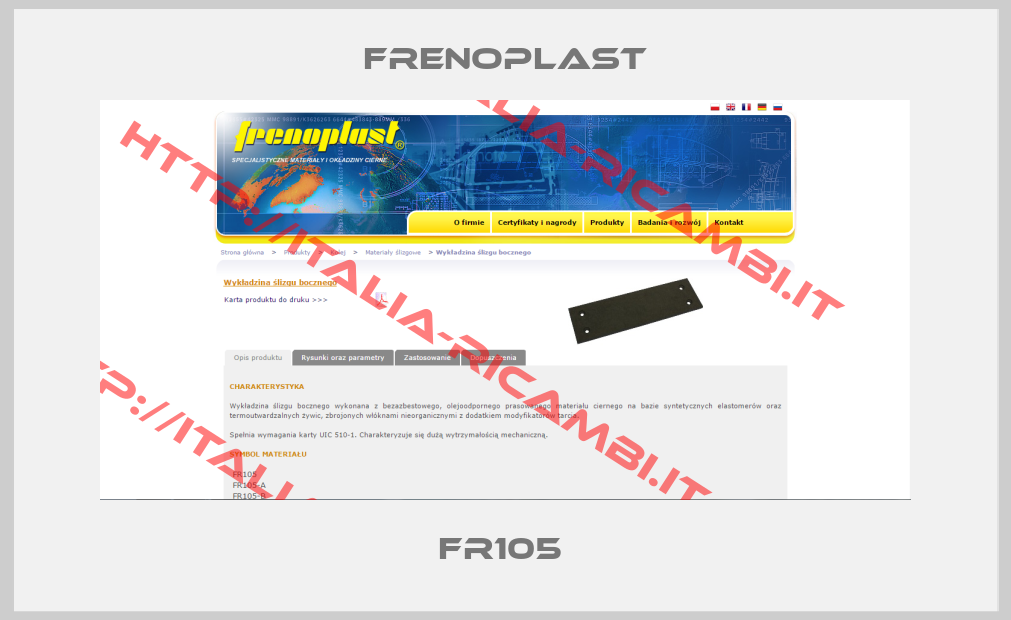 FRENOPLAST-FR105 