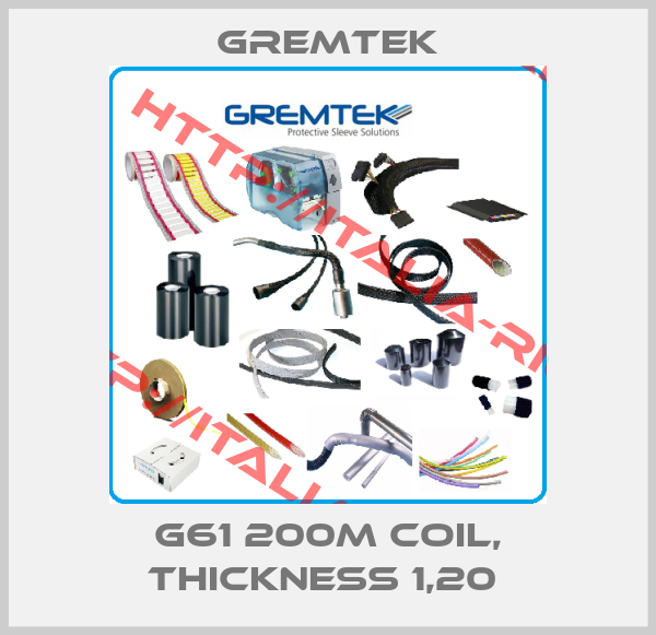 Gremtek-G61 200M coil, thickness 1,20 