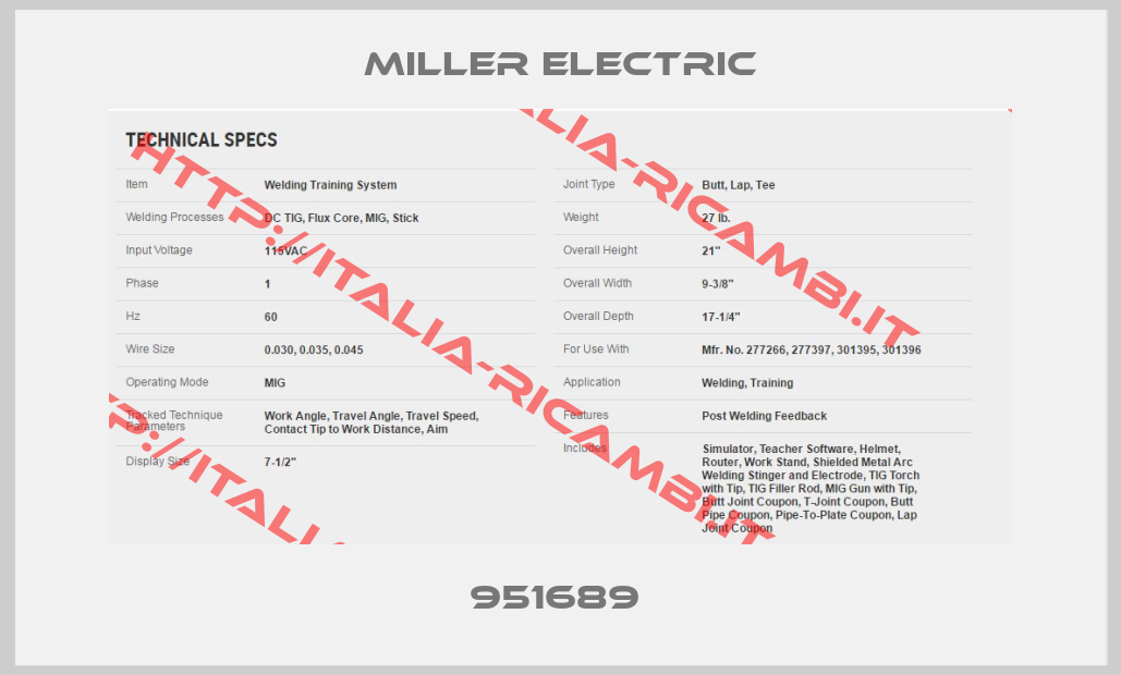 Miller Electric-951689 
