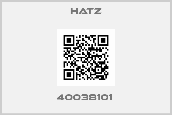 HATZ-40038101 