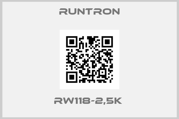 Runtron-RW118-2,5K 