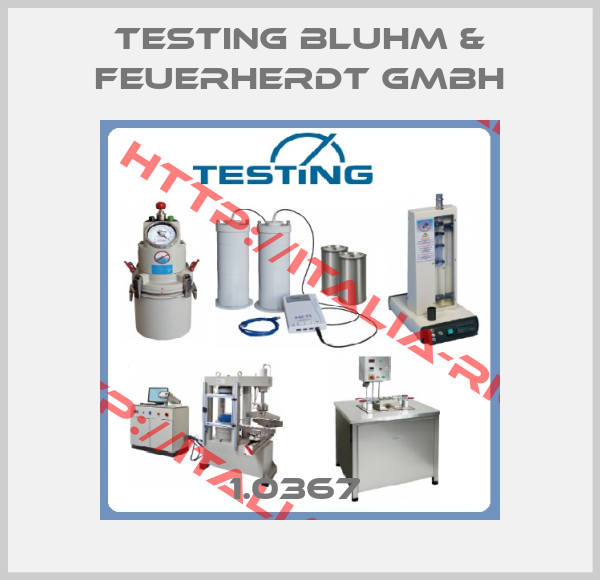 TESTING Bluhm & Feuerherdt GmbH-1.0367 