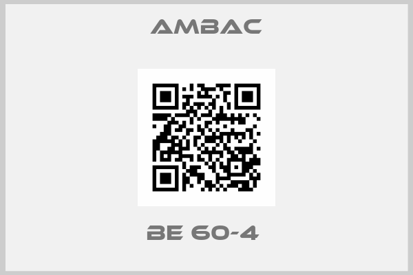 Ambac-BE 60-4 