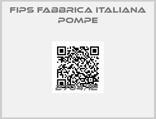 Fips Fabbrica Italiana Pompe-2704/12 