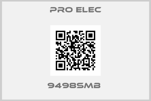 PRO ELEC-9498SMB 