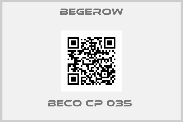 Begerow-BECO CP 03S 