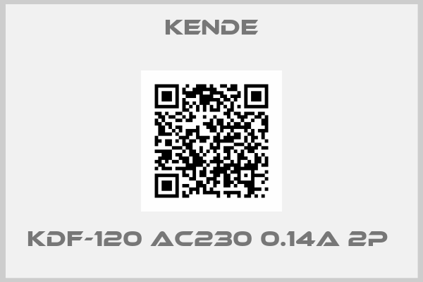Kende-KDF-120 AC230 0.14A 2P 