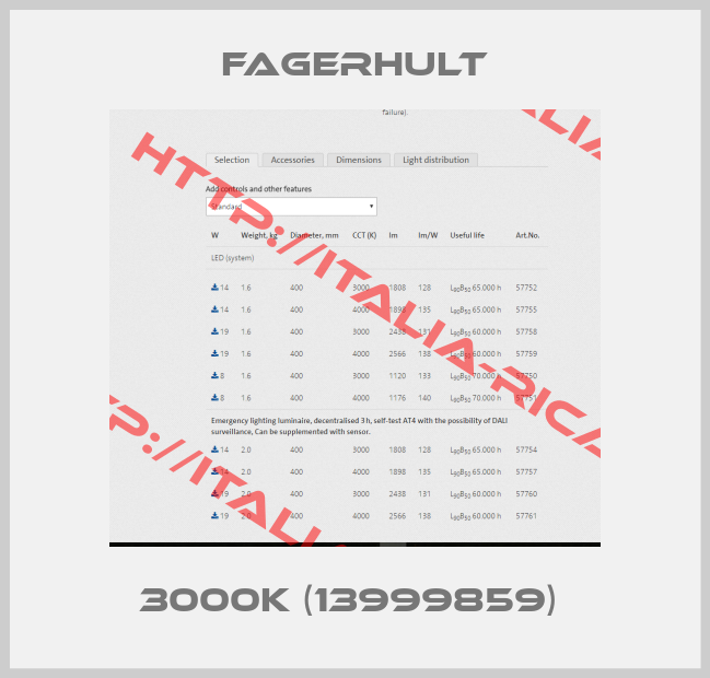 fagerhult-3000K (13999859) 