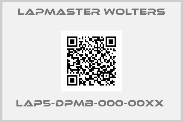 Lapmaster Wolters-LAP5-DPMB-000-00XX 