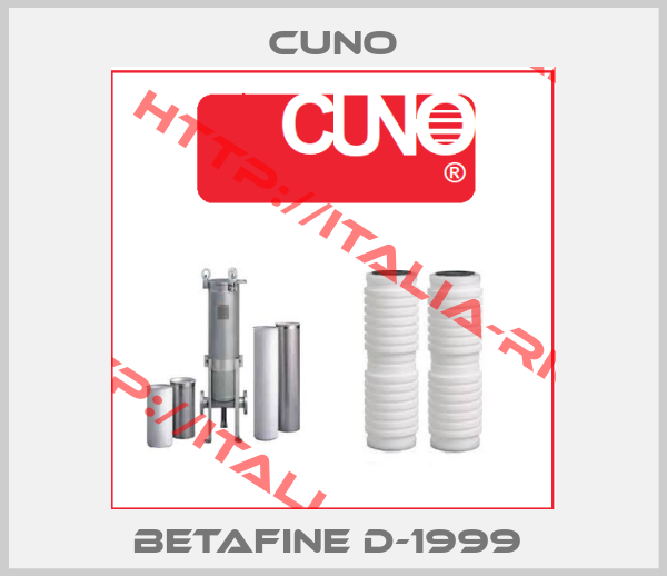 Cuno-BETAFINE D-1999 