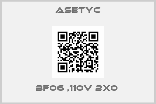 ASETYC-BF06 ,110V 2X0 