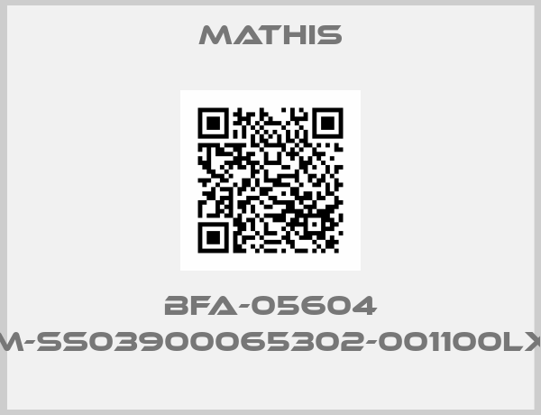Mathis-BFA-05604 (M-SS03900065302-001100LX)