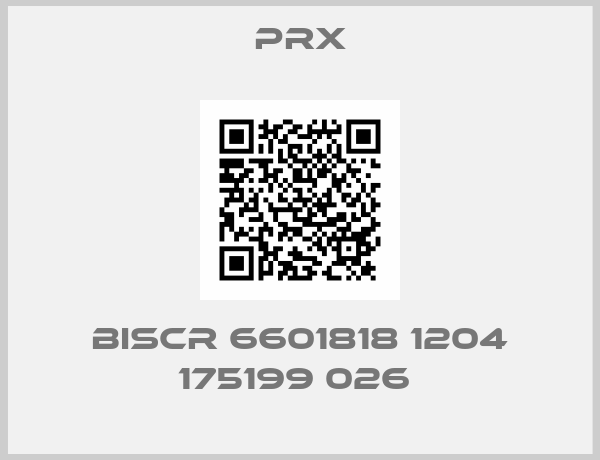 Prx-BISCR 6601818 1204 175199 026 