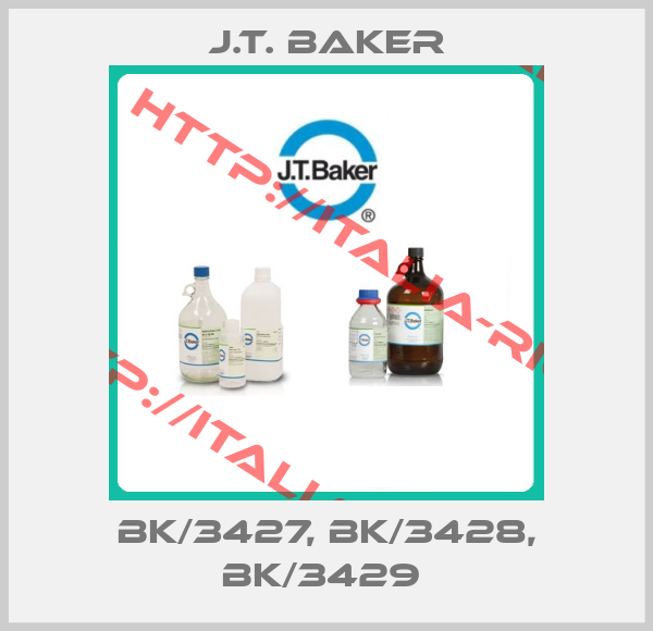 J.T. Baker-BK/3427, BK/3428, BK/3429 