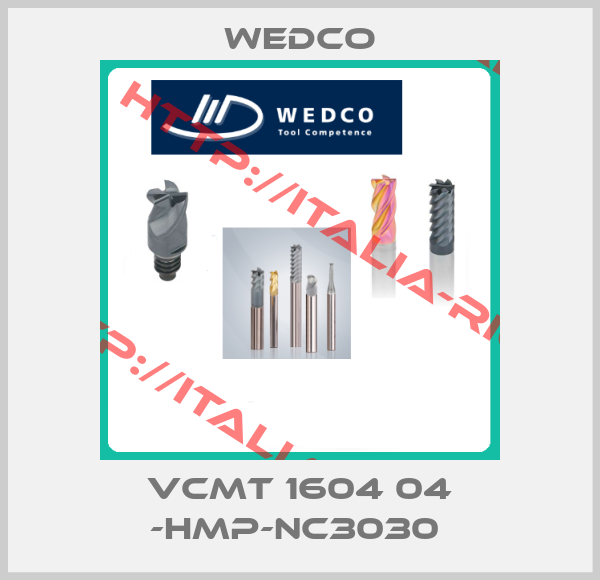 Wedco-VCMT 1604 04 -HMP-NC3030 