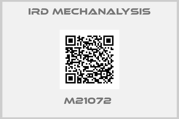 IRD MECHANALYSIS-M21072 