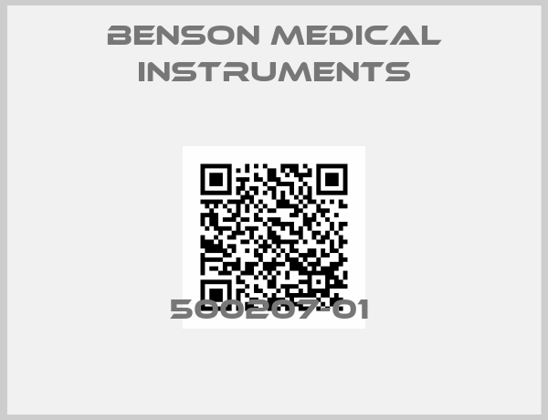 Benson Medical instruments-500207-01 