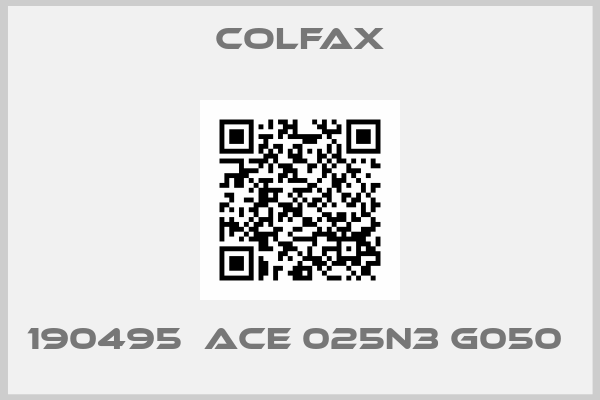 Colfax-190495  ACE 025N3 G050 