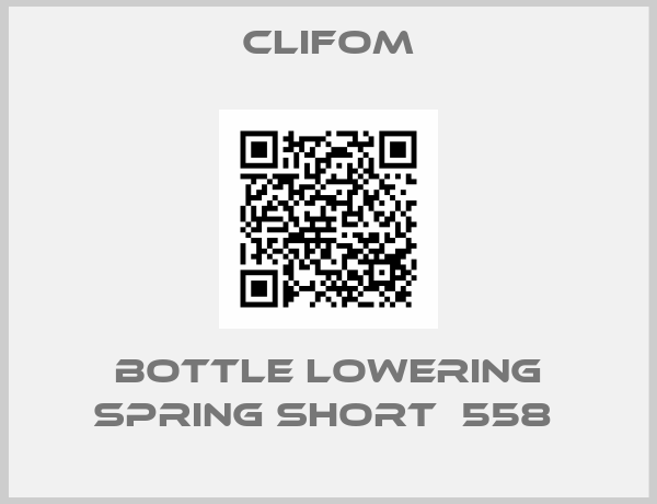Clifom-BOTTLE LOWERING SPRING SHORT  558 