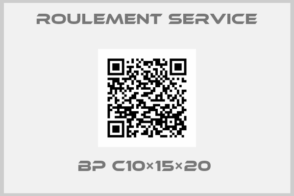 Roulement Service-BP C10×15×20 