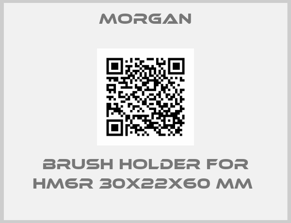 Morgan-BRUSH HOLDER FOR HM6R 30X22X60 MM 
