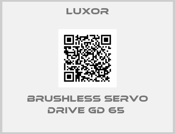 Luxor-BRUSHLESS SERVO DRIVE GD 65 