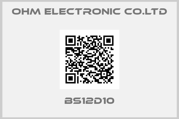 OHM Electronic co.LTD-BS12D10