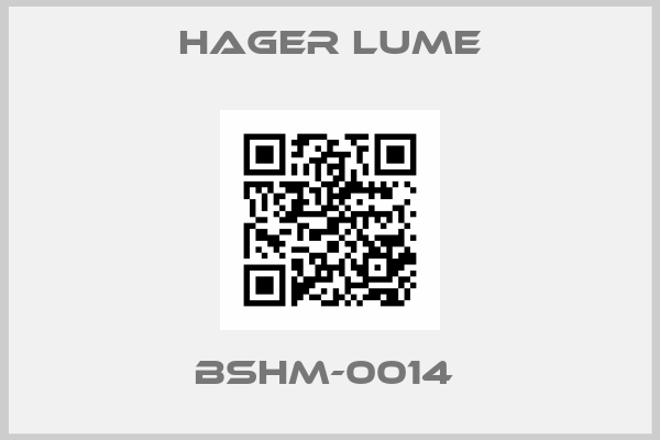 HAGER LUME-BSHM-0014 