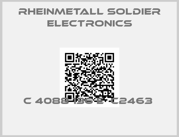 Rheinmetall soldier electronics-C 4088 136 E  C2463 