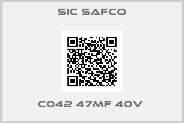 Sic Safco-C042 47MF 40V 