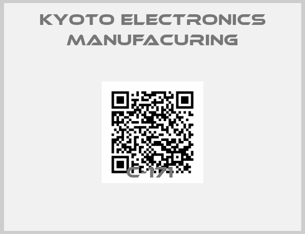 KYOTO ELECTRONICS MANUFACURING- C-171 