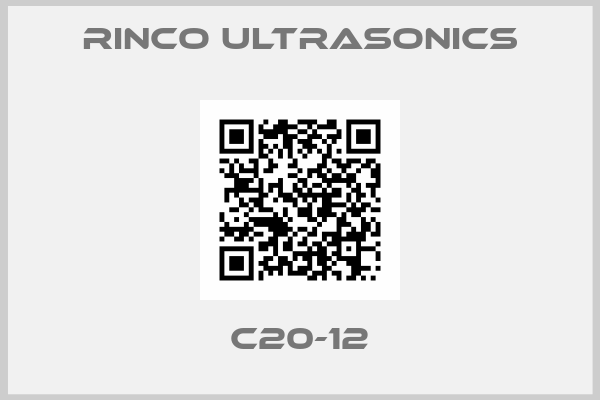 Rinco Ultrasonics-C20-12