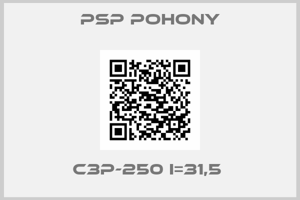 PSP Pohony-C3P-250 I=31,5 