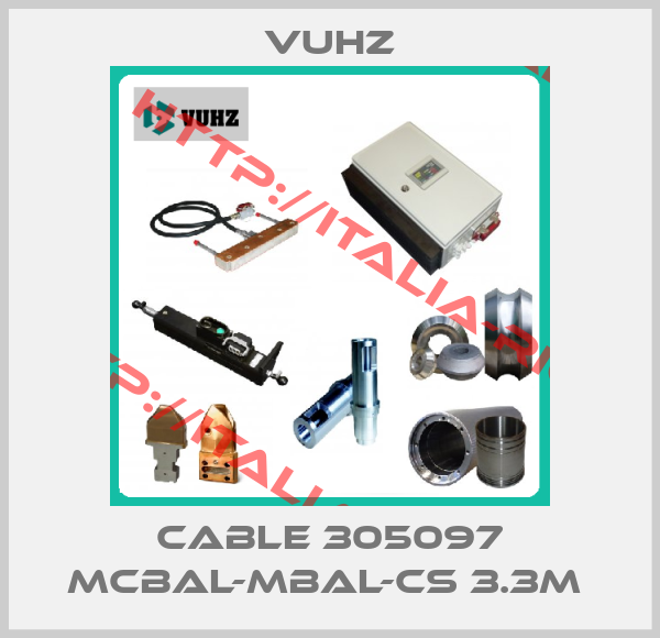 Vuhz-CABLE 305097 MCBAL-MBAL-CS 3.3M 