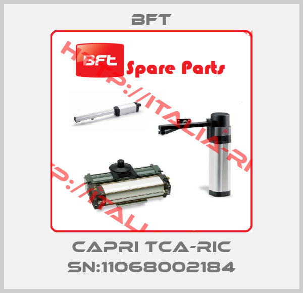 BFT-CAPRI TCA-RIC SN:11068002184