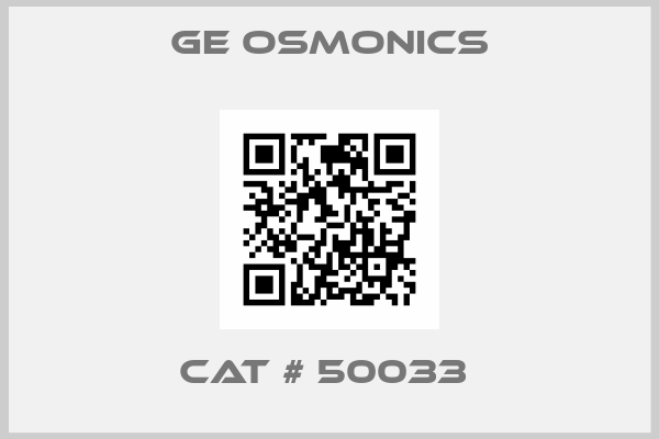 Ge Osmonics-CAT # 50033 