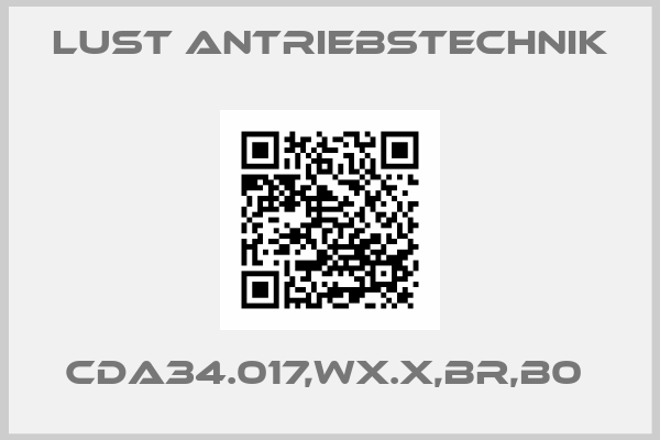 LUST Antriebstechnik-CDA34.017,WX.X,BR,B0 